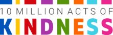 10 million acts of kindness logo